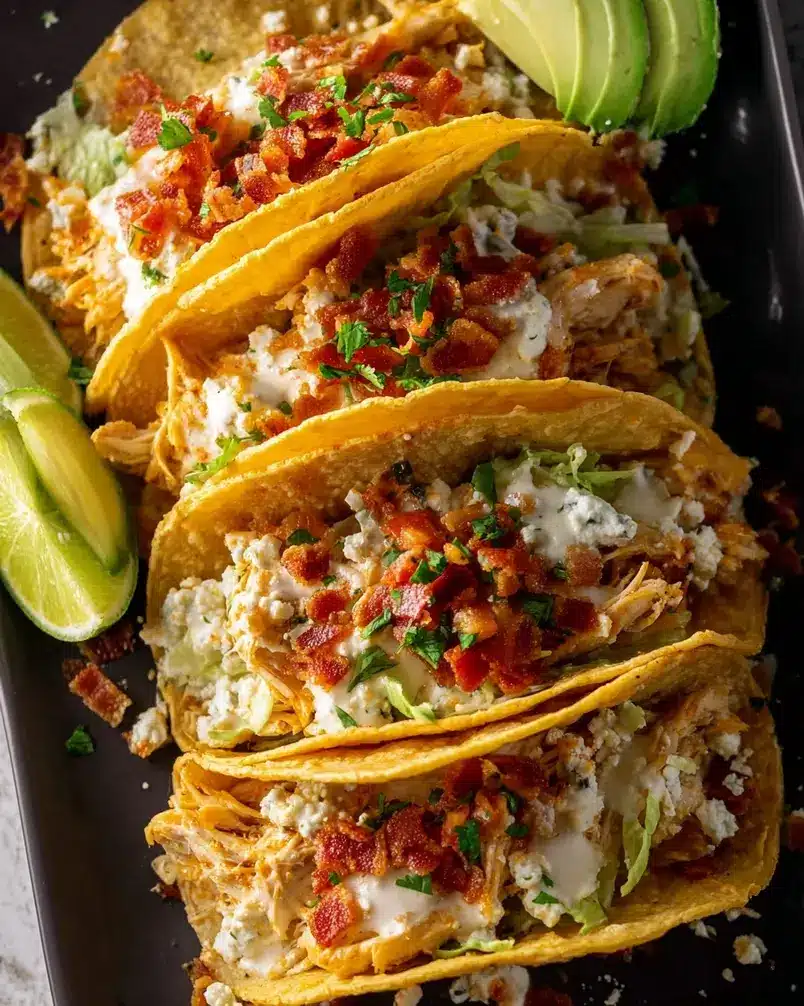 Crack Chicken Tacos 2 Crack Chicken Tacos cooking process