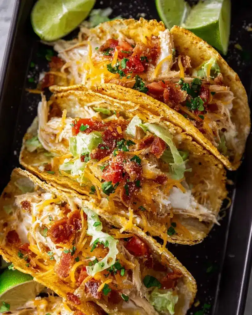 Crack Chicken Tacos 3 Crack Chicken Tacos preparation