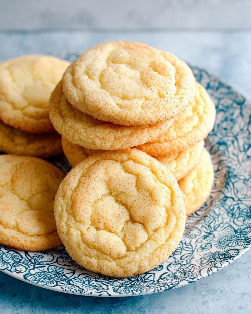 Soft and Chewy Classic Vanilla Cookies 2 Mixing all the ingredients together in a bowl to prepare the recipe