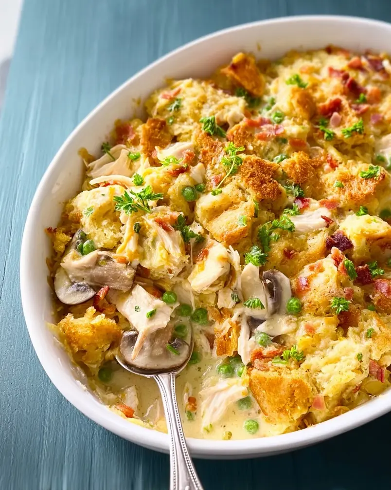 Neiman Marcus Chicken Casserole 2 Cooking process image