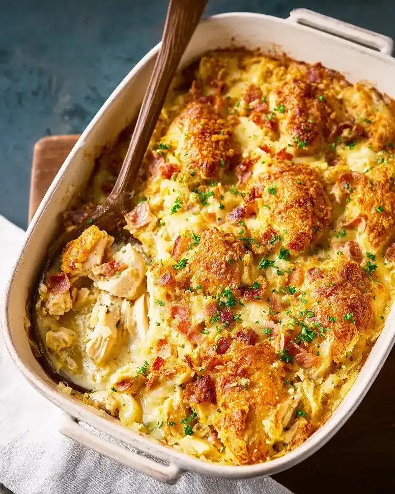 Neiman Marcus Chicken Casserole 3 Recipe preparation image